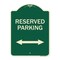 Signmission Reserved Parking Arrow Pointing Left and Right Heavy-Gauge Aluminum Sign, 24" x 18", G-1824-23160 A-DES-G-1824-23160 - alternate 1
